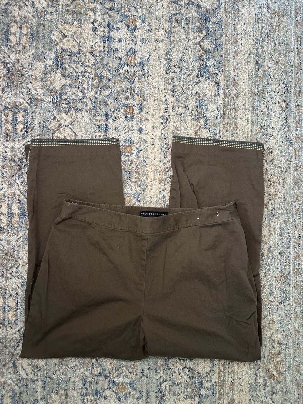 Geoffrey Beene Sport Brown Stretch Pants Size 12